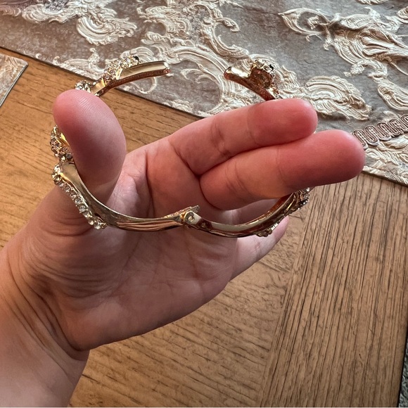 Gold-Plated Rhinestone Snake Set - Picture 8 of 12